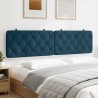 Coussin de tête de lit bleu 200 cm velours 620832620832