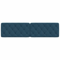 Coussin de tête de lit bleu 200 cm velours 620832620832