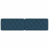 Coussin de tête de lit bleu 200 cm velours 620832620832