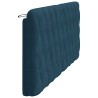 Coussin de tête de lit bleu 200 cm velours 620832620832