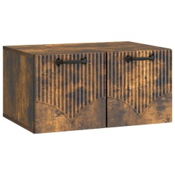 Meuble TV mural Chêne fumé 59,5 x 41 x 30 cm Bois d'ingénierie 620837620837