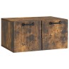 Meuble TV mural Chêne fumé 59,5 x 41 x 30 cm Bois d'ingénierie 620837620837