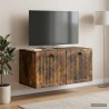 Meuble TV mural Chêne fumé 59,5 x 31 x 30 cm Bois d'ingénierie 620838620838