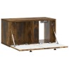 Meuble TV mural Chêne fumé 59,5 x 31 x 30 cm Bois d'ingénierie 620838620838