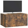 Meuble TV mural Chêne fumé 59,5 x 41 x 30 cm Bois d'ingénierie 620839620839