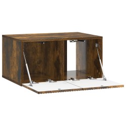 Meuble TV mural Chêne fumé 59,5 x 41 x 30 cm Bois d'ingénierie 620839620839