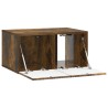 Meuble TV mural Chêne fumé 59,5 x 41 x 30 cm Bois d'ingénierie 620839620839