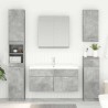 Armoire d'évier avec stockage Gris béton Bois d'ingénierie 620840620840