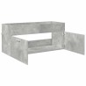 Armoire d'évier avec stockage Gris béton Bois d'ingénierie 620840620840