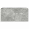 Armoire d'évier avec stockage Gris béton Bois d'ingénierie 620840620840
