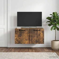 Meuble TV mural Chêne fumé 59,5 x 41 x 30 cm Bois d'ingénierie 620841620841