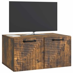 Meuble TV mural Chêne fumé 59,5 x 41 x 30 cm Bois d'ingénierie 620841620841