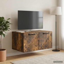 Meuble TV mural Chêne fumé 59,5 x 41 x 30 cm Bois d'ingénierie 620841620841