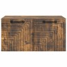 Meuble TV mural Chêne fumé 59,5 x 41 x 30 cm Bois d'ingénierie 620841620841