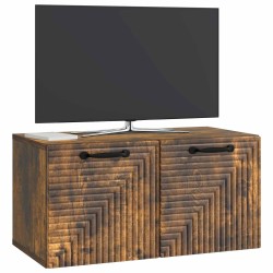 Meuble TV mural Chêne fumé 59,5 x 31 x 30 cm Bois d'ingénierie 620842620842