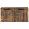 Meuble TV mural Chêne fumé 59,5 x 31 x 30 cm Bois d'ingénierie 620842620842