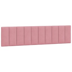 Coussin de tête de lit Hanko rose 200 cm velours 620843620843