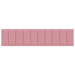 Coussin de tête de lit Hanko rose 200 cm velours 620843620843