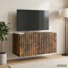 Meuble TV mural Chêne fumé 59,5 x 31 x 30 cm Bois d'ingénierie 620848620848