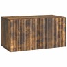 Meuble TV mural Chêne fumé 59,5 x 31 x 30 cm Bois d'ingénierie 620848620848