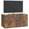 Meuble TV mural Chêne fumé 59,5 x 31 x 30 cm Bois d'ingénierie 620848620848