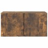 Meuble TV mural Chêne fumé 59,5 x 31 x 30 cm Bois d'ingénierie 620848620848