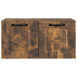 Meuble TV mural Chêne fumé 59,5 x 31 x 30 cm Bois d'ingénierie 620851620851