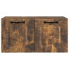 Meuble TV mural Chêne fumé 59,5 x 31 x 30 cm Bois d'ingénierie 620851620851