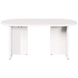 Table basse Blanc 80 x 39,5 x 35 cm Bois de pin massif 620852620852