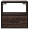 Table de chevet murale chêne marron 40x31x39,5 cm 620855620855
