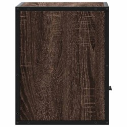 Table de chevet murale chêne marron 40x31x39,5 cm 620855620855