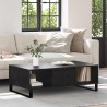 Table basse Chêne noir 104 x 60 x 35 cm Bois d'ingénierie 620857620857