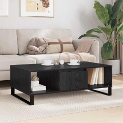 Table basse Chêne noir 104 x 60 x 35 cm Bois d'ingénierie 620857620857