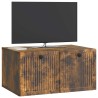 Meuble TV mural Chêne fumé 59,5 x 41 x 30 cm Bois d'ingénierie 620858620858