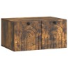 Meuble TV mural Chêne fumé 59,5 x 41 x 30 cm Bois d'ingénierie 620859620859