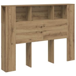 Armoire à tête de lit Chêne artisanal 140 x 18,5 x 102,5 cm Bois d'ingénierie 620862620862