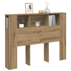 Armoire à tête de lit Chêne artisanal 140 x 18,5 x 102,5 cm Bois d'ingénierie 620862620862