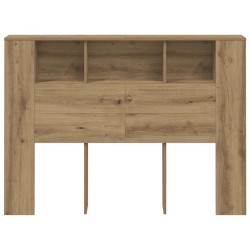 Armoire à tête de lit Chêne artisanal 140 x 18,5 x 102,5 cm Bois d'ingénierie 620862620862