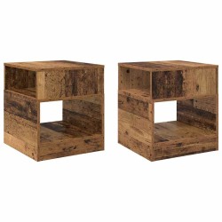 Table d'appoint 2 pcs Bois ancien 40,5 x 40 x 45 cm 620867620867