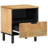Table de chevet marron 40x33x46 cm bois de manguier solide 620875620875