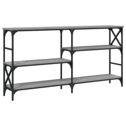Table console sonoma gris 150x29x76,5 cm bois d'ingénierie 620877620877