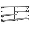 Table console sonoma gris 150x29x76,5 cm bois d'ingénierie 620877620877