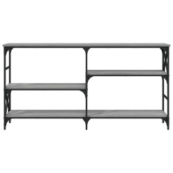 Table console sonoma gris 150x29x76,5 cm bois d'ingénierie 620877620877