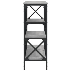 Table console sonoma gris 150x29x76,5 cm bois d'ingénierie 620877620877