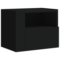 Table de chevet murale noir 45x30x35 cm 620880620880