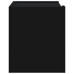 Table de chevet murale noir 45x30x35 cm 620880620880