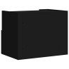 Table de chevet murale noir 45x30x35 cm 620880620880