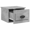 Table de chevet murale gris béton 50x36x40 cm 620883620883
