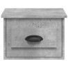 Table de chevet murale gris béton 50x36x40 cm 620883620883