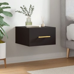 Table de chevet murale noir 35x35x20 cm 620884620884